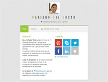 Tablet Screenshot of mdelrosso.com